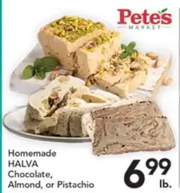 Pete's Fresh Market Homemade HALVA offer