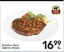 Pete's Fresh Market Boneless Beef RIBEYE STEAK offer
