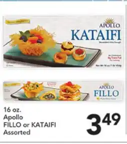 Pete's Fresh Market 16 oz. Apollo FILLO or KATAIFI Assorted offer