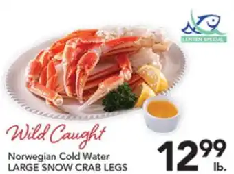 Pete's Fresh Market Wild Caught Norwegian Cold Water LARGE SNOW CRAB LEGS offer