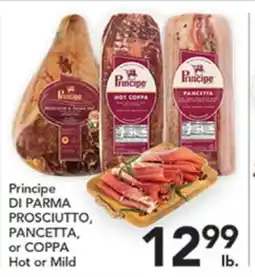 Pete's Fresh Market Principe DI PARMA PROSCIUTTO, PANCETTA, or COPPA offer