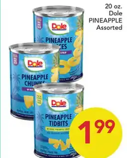 Pete's Fresh Market 20 oz. Dole PINEAPPLE Assorted offer