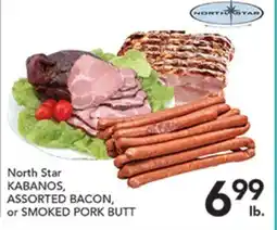 Pete's Fresh Market North Star KABANOS, ASSORTED BACON, or SMOKED PORK BUTT offer