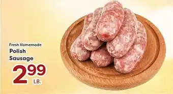 Rich's Fresh Market Fresh Homemade Polish Sausage offer