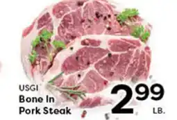 Rich's Fresh Market USGI Bone In Pork Steak offer