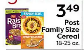 Rich's Fresh Market Post Family Size Cereal offer