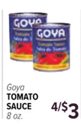 Cermak Fresh Market Goya TOMATO SAUCE offer