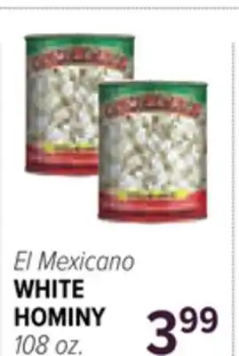 Cermak Fresh Market El Mexicano WHITE HOMINY offer