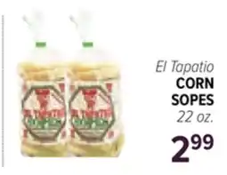 Cermak Fresh Market El Tapatio CORN SOPES offer