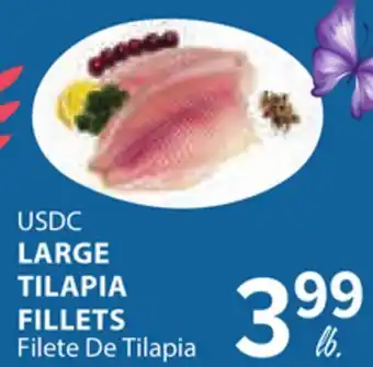 Cermak Fresh Market USDC LARGE TILAPIA FILLETS offer