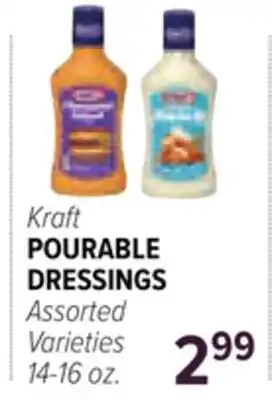 Cermak Fresh Market Kraft POURABLE DRESSINGS offer