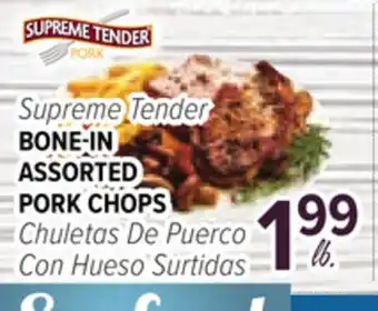 Cermak Fresh Market Supreme Tender BONE-IN ASSORTED PORK CHOPS offer