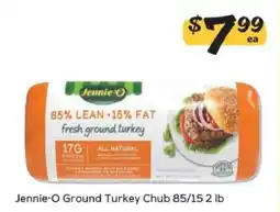Winn Dixie Jennie-O Ground Turkey Chub 85/15 2 lb offer