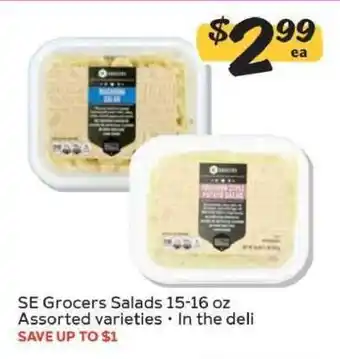 Winn Dixie SE Grocers Salads offer