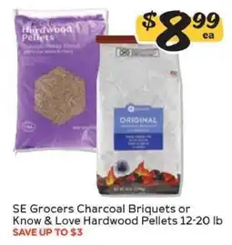 Winn Dixie SE Grocers Charcoal Briquets or Know & Love Hardwood Pellets offer
