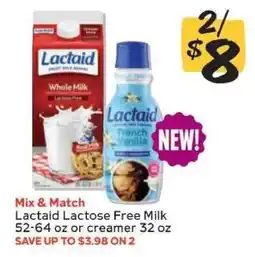 Winn Dixie Lactaid Lactose Free Milk or Creamer offer