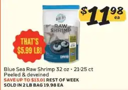 Winn Dixie Blue Sea Raw Shrimp offer