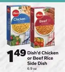 Save a Lot Dish'd Chicken or Beef Rice Side Dish offer