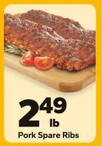 Save a Lot Pork Spare Ribs offer