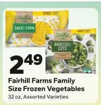 Save a Lot Fairhill Farms Family Size Frozen Vegetables offer