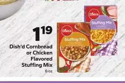 Save a Lot Dish'd Cornbread or Chicken Flavored Stuffing Mix offer