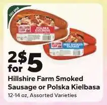 Save a Lot Hillshire Farm Smoked Sausage or Polska Kielbasa offer