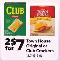 Save a Lot Town House Original or Club Crackers offer