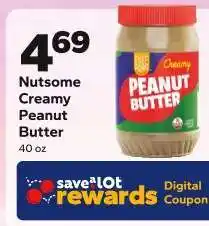 Save a Lot Nutsome Creamy Peanut Butter offer