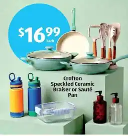 Aldi Crofton Speckled Ceramic Braiser or Sauté Pan offer