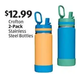 Aldi Crofton 2-Pack Stainless Steel Bottles offer
