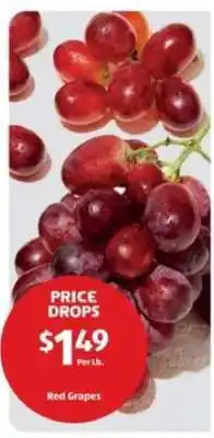 Aldi Red Grapes offer