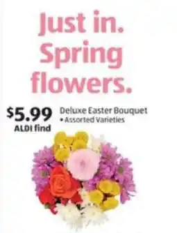 Aldi Deluxe Easter Bouquet offer