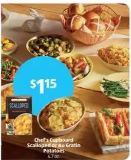 Aldi Chef's Cupboard Scalloped or Au Gratin Potatoes offer