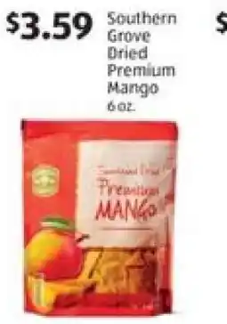 Aldi Southern Grove Dried Premium Mango offer