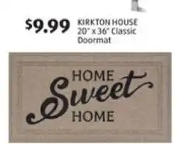 Aldi KIRKTON HOUSE Doormat offer