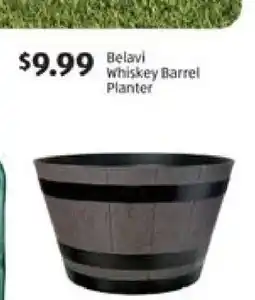 Aldi Belavi Whiskey Barrel Planter offer