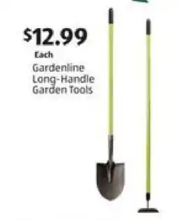 Aldi Gardenline Long-Handle Garden Tools offer