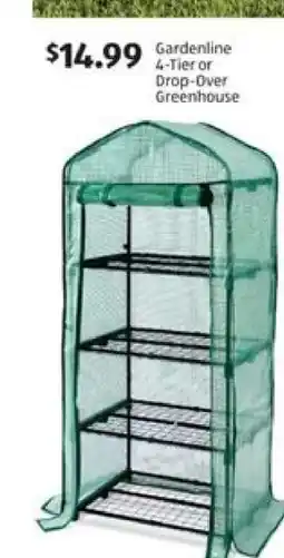 Aldi Gardenline 4-Tier or Drop-Over Greenhouse offer