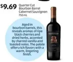 Aldi Quarter Cut Bourbon Barrel Cabernet Sauvignon offer