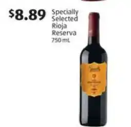 Aldi Specially Selected Rioja Reserva offer