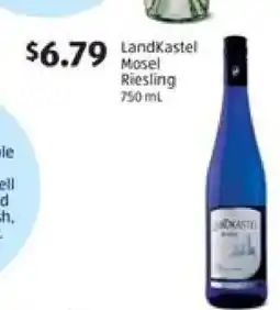 Aldi LandKastel Mosel Riesling offer