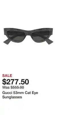 Nordstrom Gucci 53mm Cat Eye Sunglasses offer