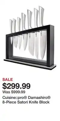 Nordstrom Cuisine::pro Damashiro 8-Piece Satori Knife Block offer