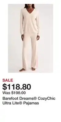 Nordstrom Barefoot Dreams CozyChic Ultra Lite Pajamas offer