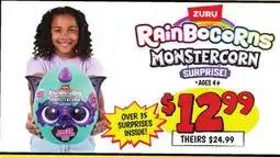 Ollie's ZURU RAINBOCORNS MONSTERCORN SURPRISE! offer