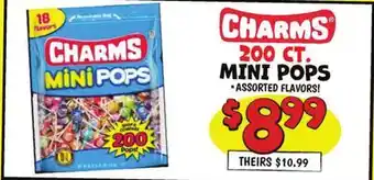 Ollie's CHARMS MINI POPS offer