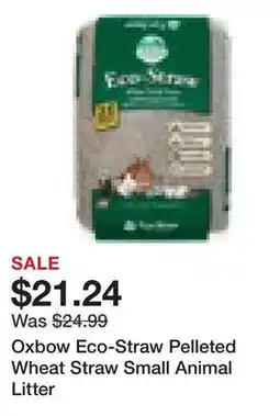 Petsmart Oxbow Eco-Straw Pelleted Wheat Straw Small Animal Litter offer