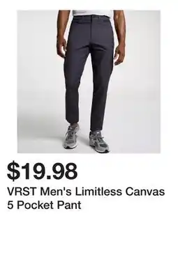 Dick's Sporting Goods VRST Men's Limitless Canvas 5 Pocket Pant offer