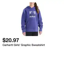 Dick's Sporting Goods Carhartt Girls' Graphic Sweatshirt offer
