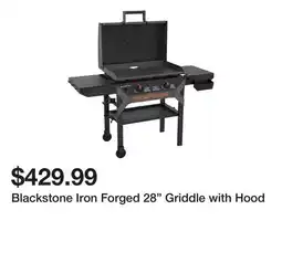 Dick's Sporting Goods Blackstone Iron Forged 28 Griddle with Hood offer